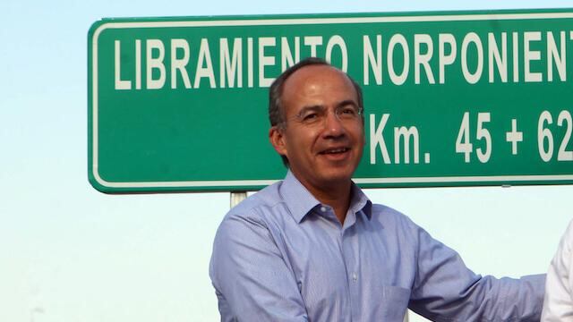 El expresidente Felipe Calderón.