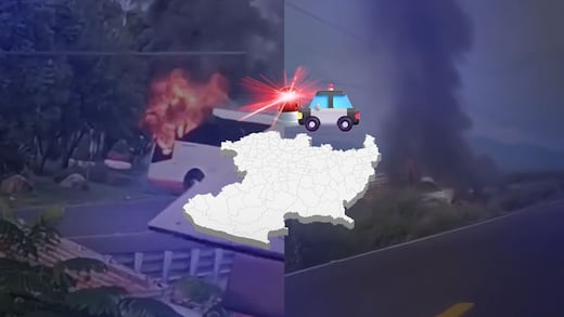 Tras operativo en Los Reyes y Peribán, reportan bloqueos y quema de vehículos en Michoacán