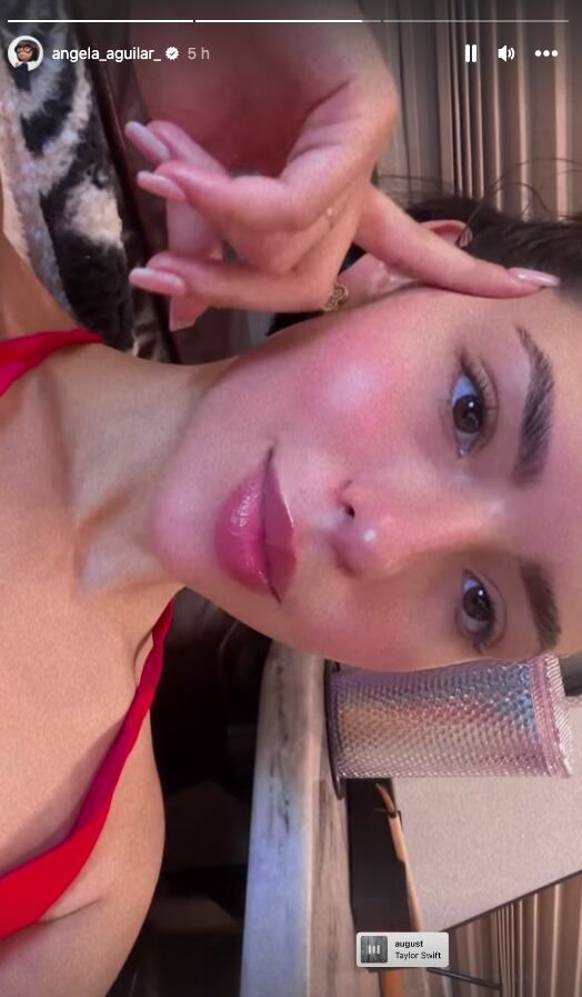 Ángela Aguilar demuestra que es fan de Taylor Swift