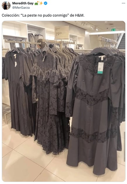 H&M, vestidos merlinescos
