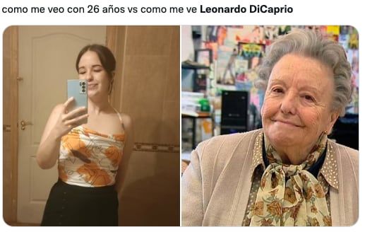 Memes de Leonardo DiCaprio y mujeres de 25 años
