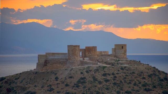 Castillo en la playa.