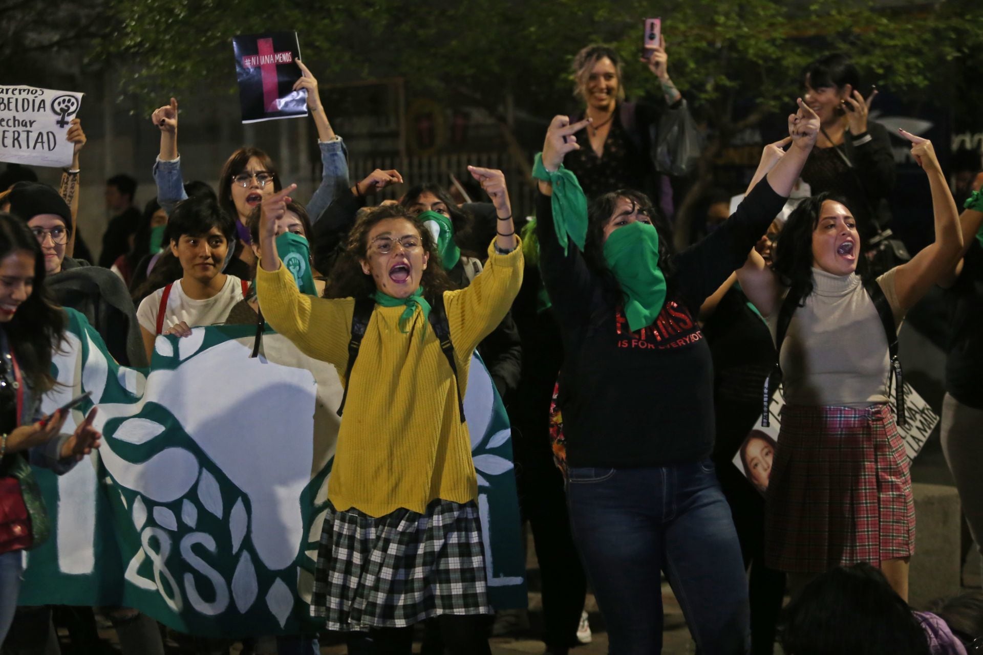 Protesta de mujeres en México