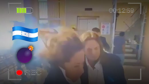 Video capta el ataque con bomba Molotov contra diputada de Honduras