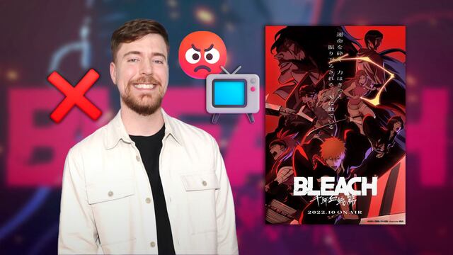 A MrBeast no le gusta Bleach y lo terminaron funando