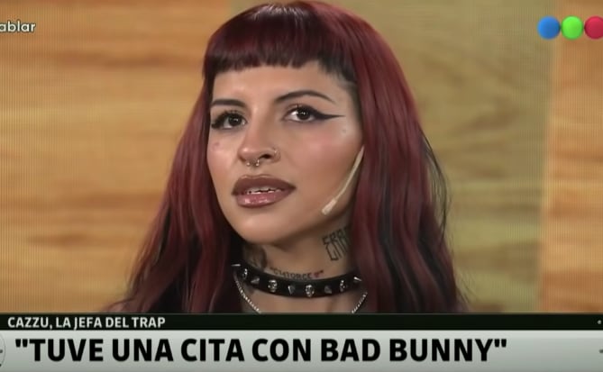Cazzu salió con Bad Bunny