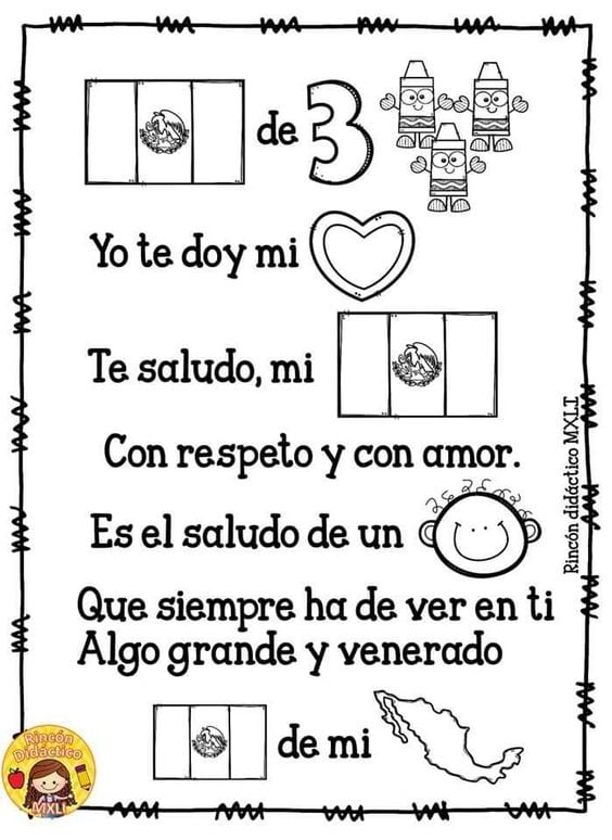 Dibujos Día de la Bandera