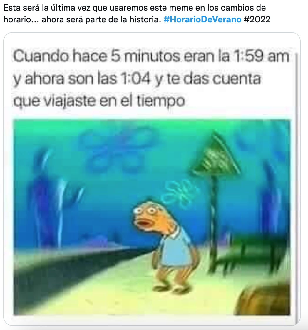 Memes del cambio de horario