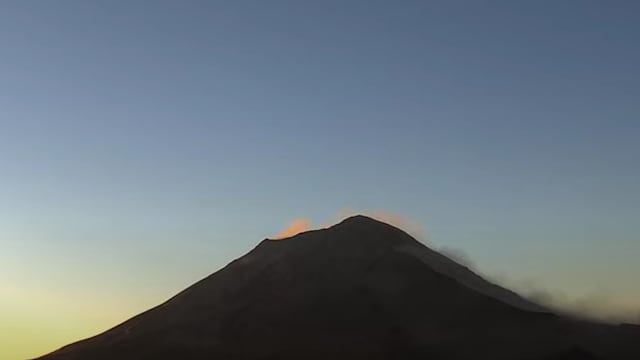 Volcán Popocatépetl el 26 de noviembre