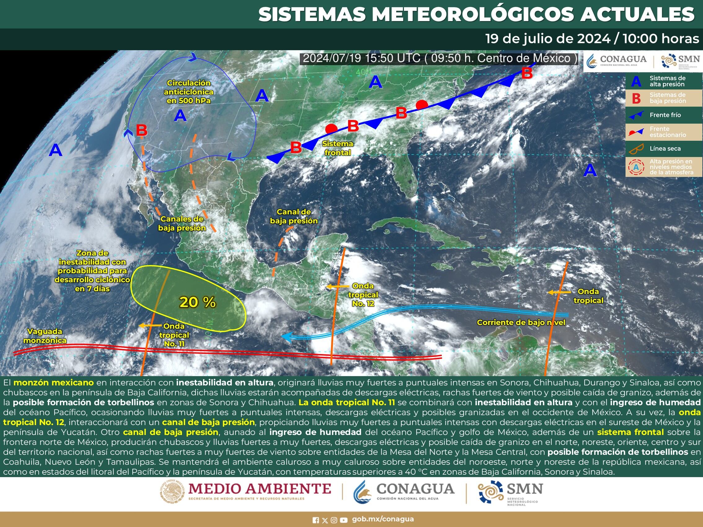 ¿Por qué llueve tanto en México?