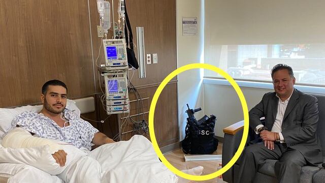 Omar García Harcfuch y Santiago Nieto