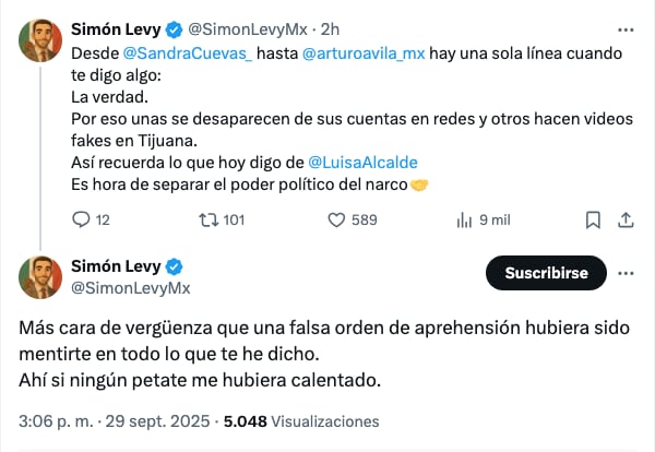 Simón Levy lanza acusaciones ante nueva orden de aprehensión