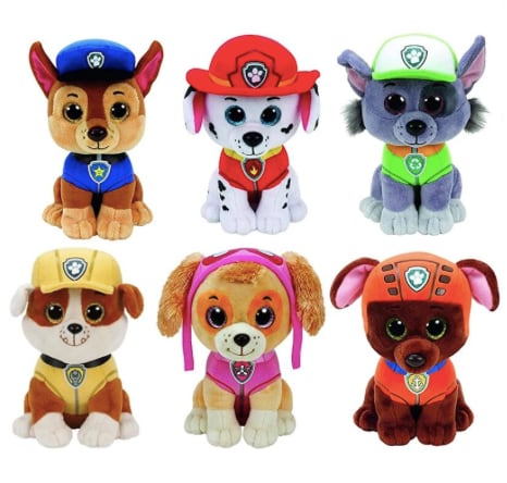 10 bonitos peluches de Paw Patrol que puedes comprar sin importar el precio
