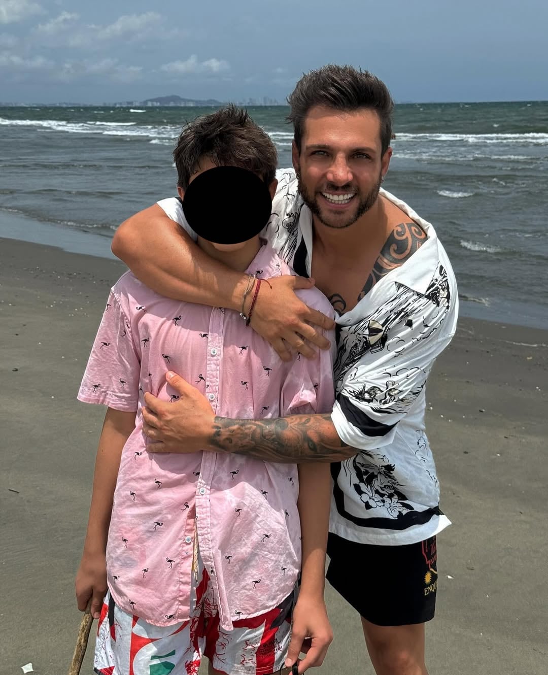 Adriano Porcella con Nicola Porcella.