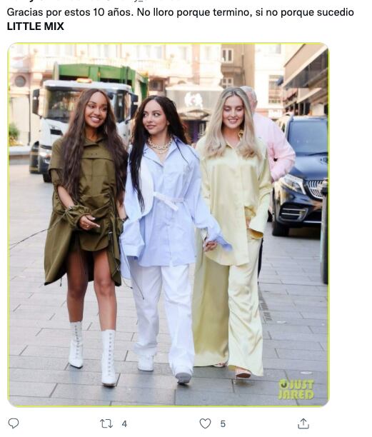 Reacciones al descanso de Little Mix