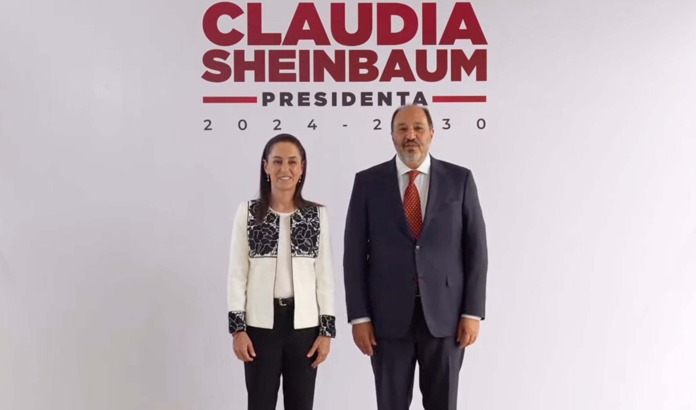 Claudia Sheinbaum presenta a Lázaro Cárdenas Batel como jefe de oficina de la Presidencia