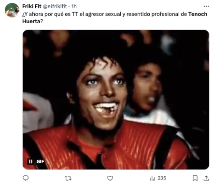 Se burlan de Tenoch Huerta