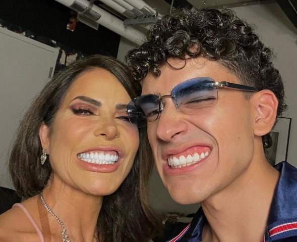 Gloria Trevi y su hijo Ángel Gabriel