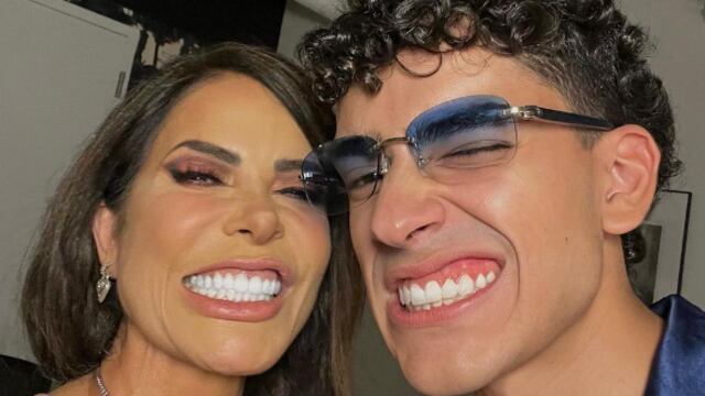 Gloria Trevi y su hijo Ángel Gabriel