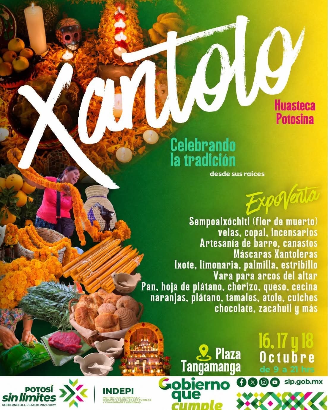 Expo-Venta de Xantolo en San Luis Potosí