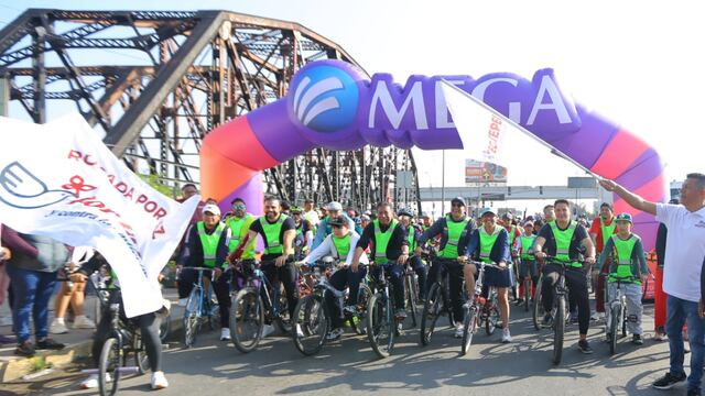 Rodada por la Paz en Ecatepec reúne a cerca de mil personas para impulsar deporte y comunidad