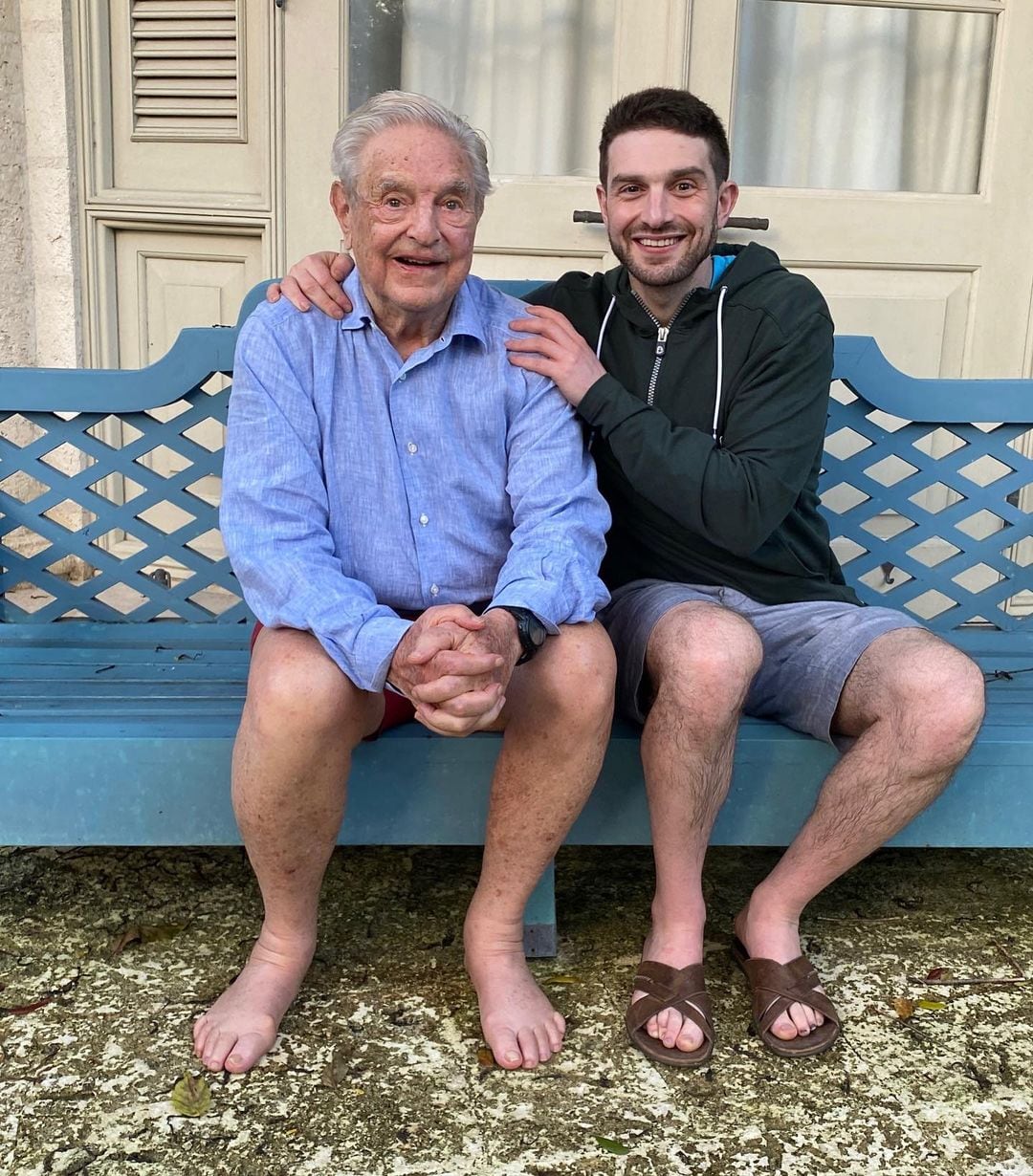 Alexander Soros y su padre George Soros