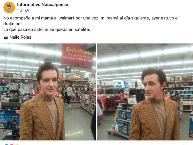 Drake Bell es captado aprovechando las ofertas en Naucalpan