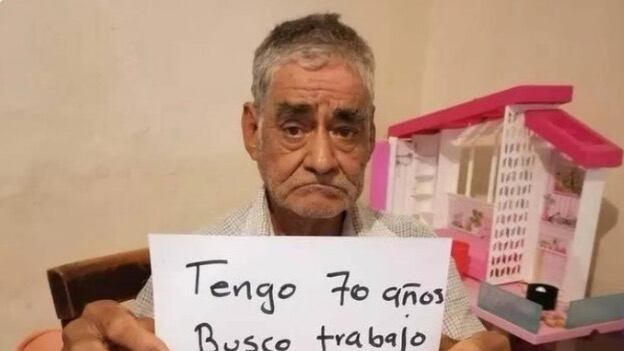 Abuelo de 70 años busca trabajo para poder cobrar pensión
