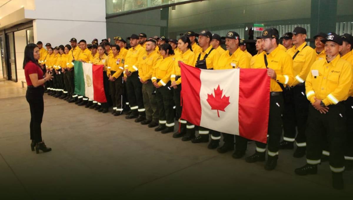 Tercer contingente de combatientes rumbo a Canadá