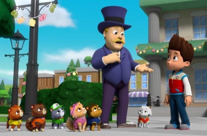 Paw Patrol salvan el Día de Acción de Gracias