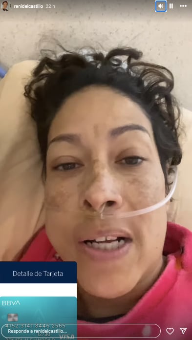 Renata del Castillo lucha contra una metástasis en los pulmones