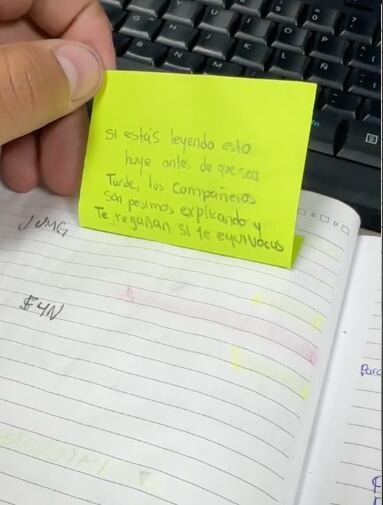 Aterrador mensaje expone trabajo tóxico