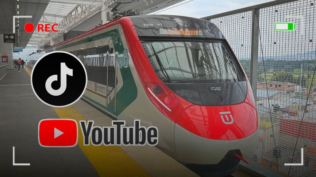 Inauguración del Tren El Insurgente desata largas filas y miles de videos en TikTok y YouTube