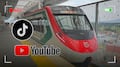 Inauguración del Tren El Insurgente desata largas filas y miles de videos en TikTok y YouTube