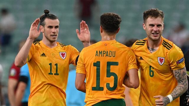 Gareth Bale en el Gales vs. Turquía