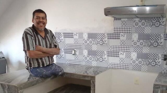 Felipe, albañil mexicano