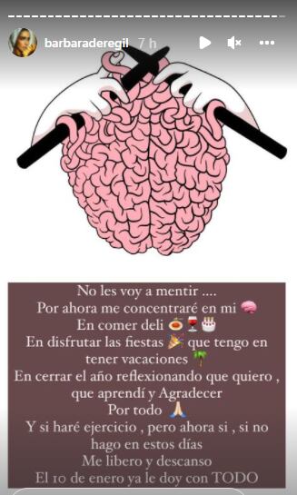 Bárbara de Regil se desmiente sola; sí hará ejercicio el fin de año.