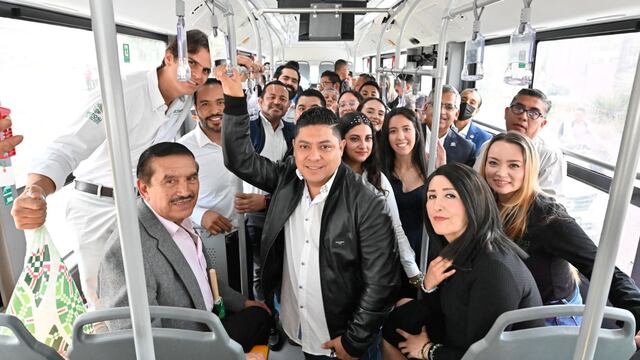 Ricardo Gallardo inaugura sistema MetroRed