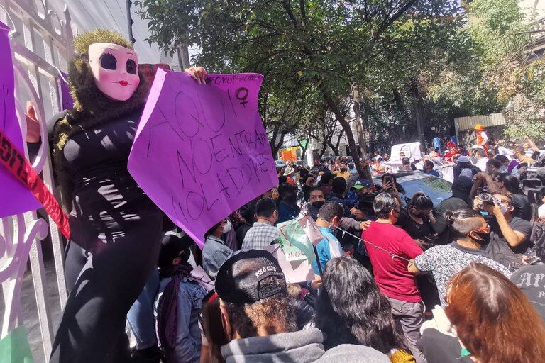 Protestas contra Porfirio.