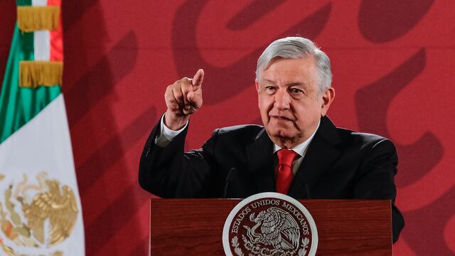 AMLO en conferencia de prensa