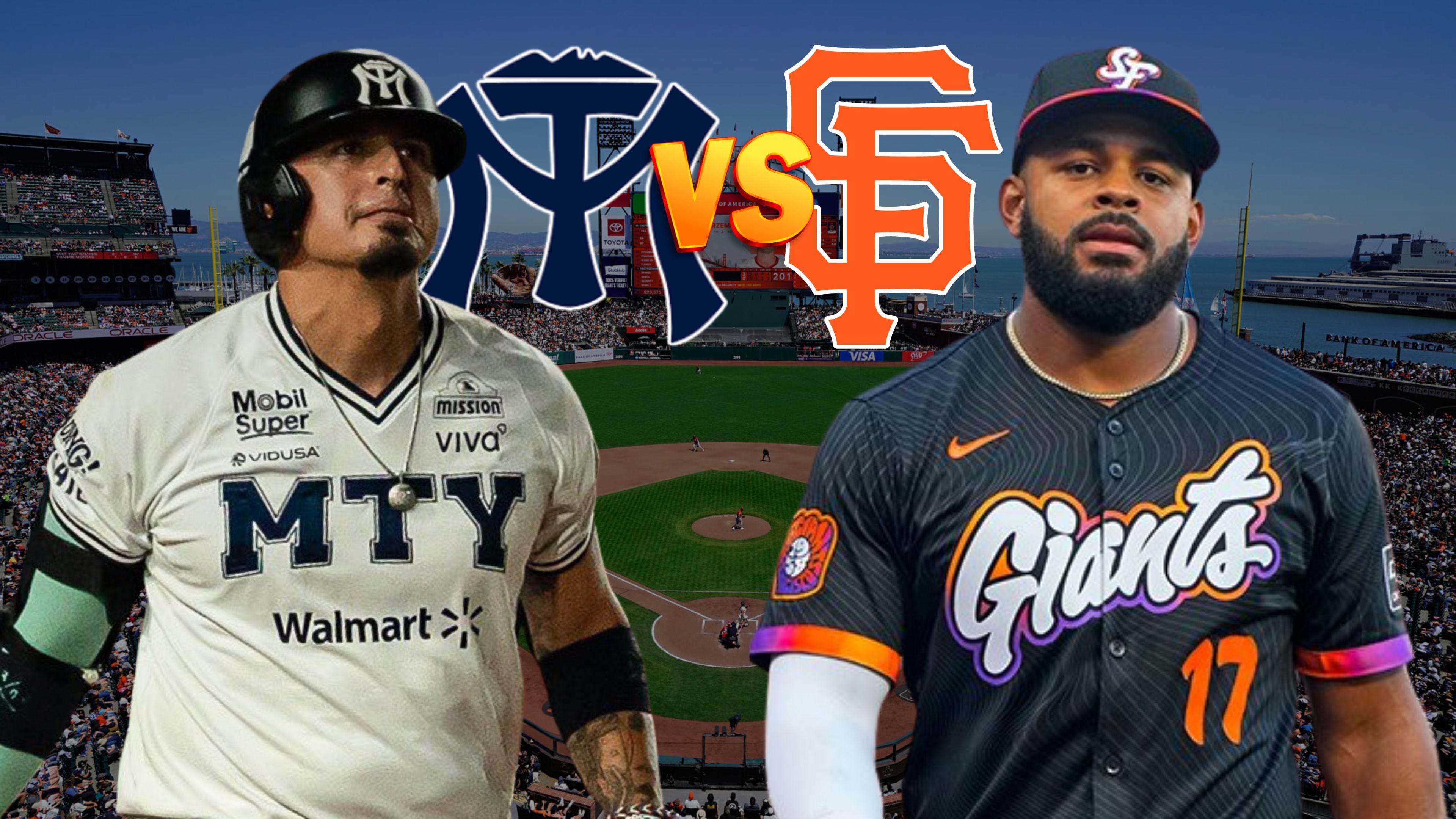¡Son internacionales! Sultanes de Monterrey jugarán contra San Francisco Giants en el Oracle Park