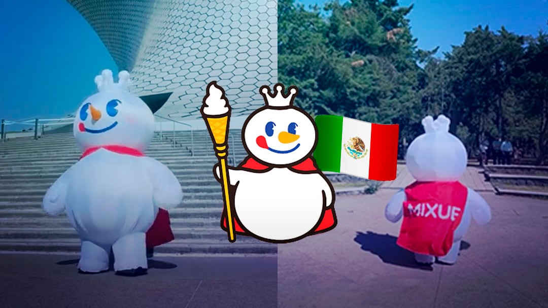 El “Rey de Nieve” de Mixue aterriza en México