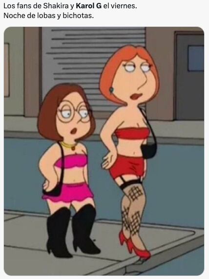 Los memes empoderados de TQG de Shakira y Karol G inundan las redes