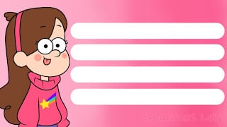 Etiquetas escolares para imprimir de Gravity Falls