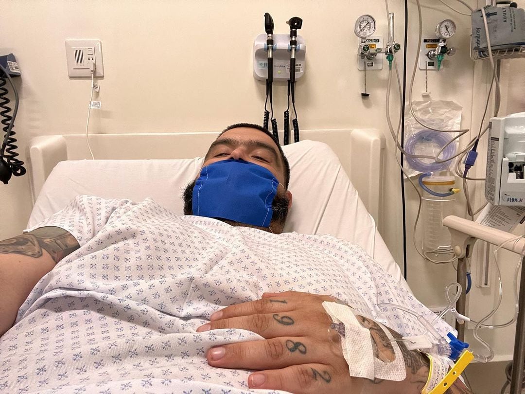 La Mole se muestra hospitalizado.
