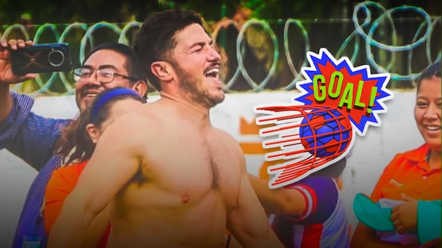 El inesperado festejo de Samuel García tras anotar un gol