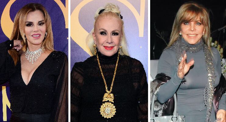 Lucía Méndez, Laura Zapata y Verónica Castro