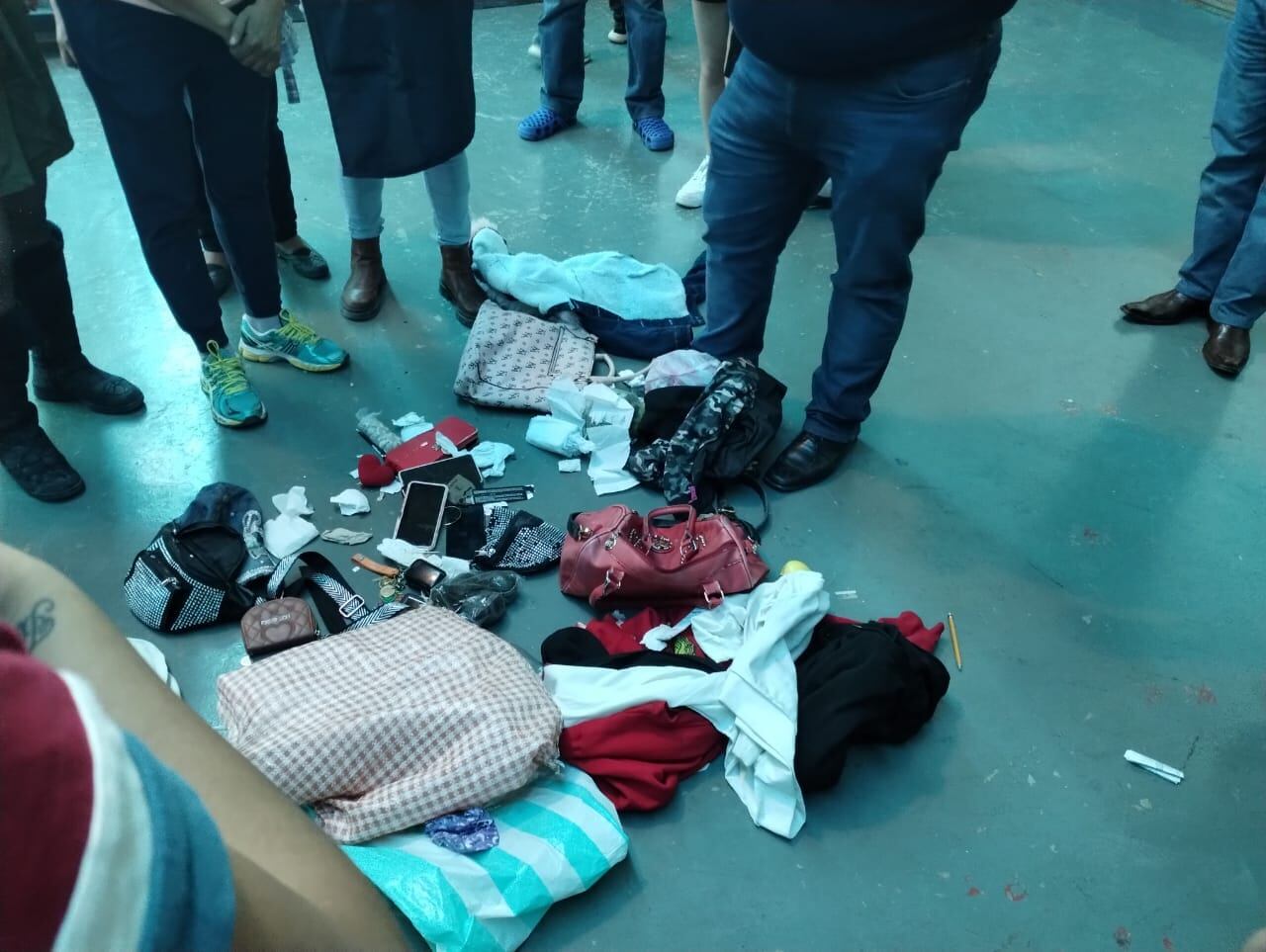 Objetos que le retiraron a las mujeres