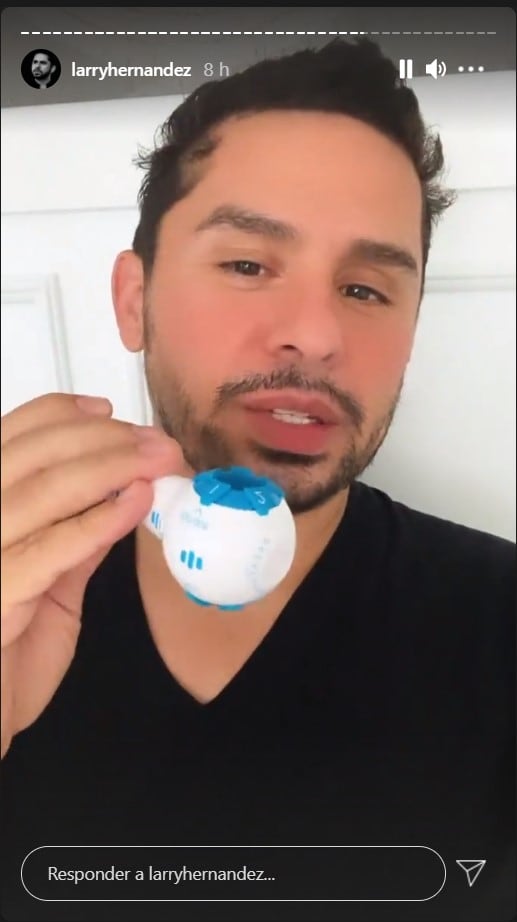 Publicación de Larry Hernández en Instagram