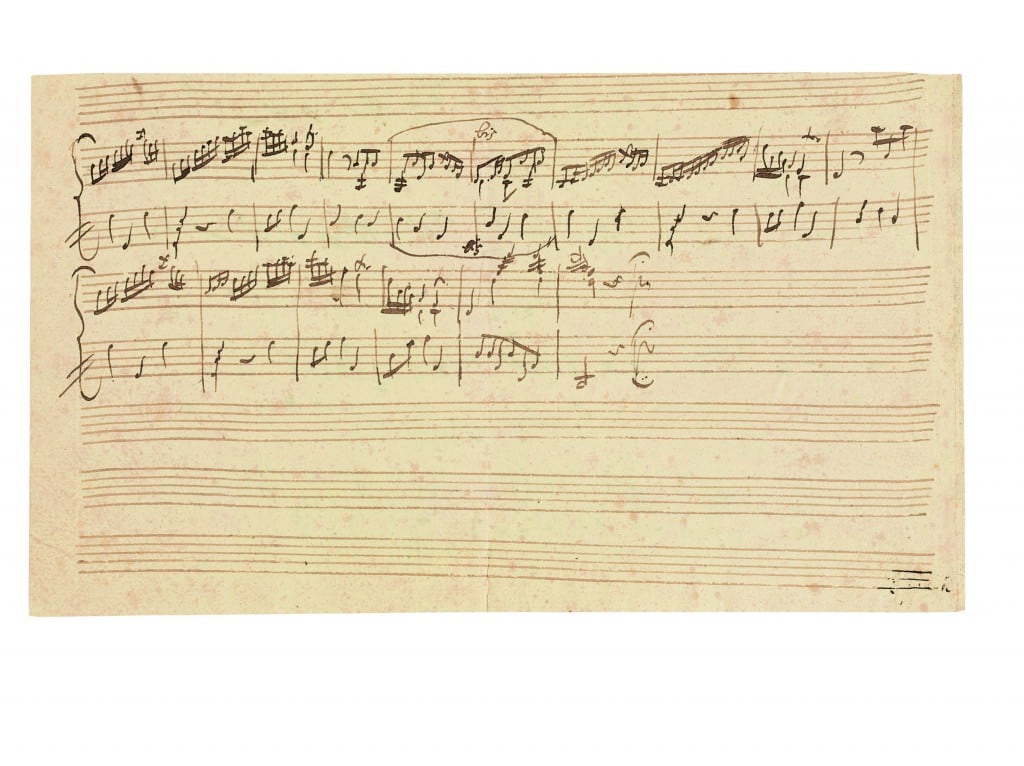 Obra inédita de Mozart